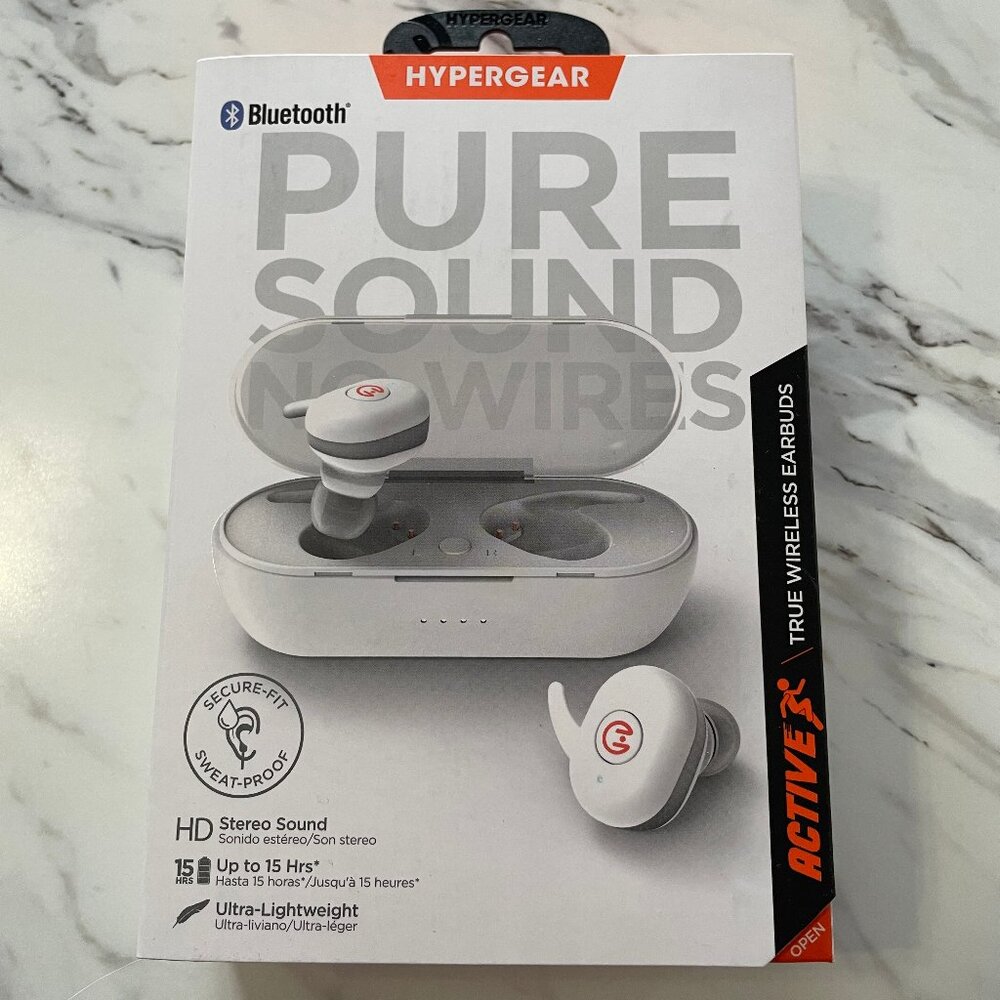 Hypergear Pure Sound No Wires Earbuds with Secure-Fit
